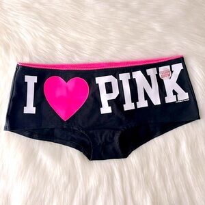 Victoria’s Secret PINK I LOVE PINK Boyshort Panty